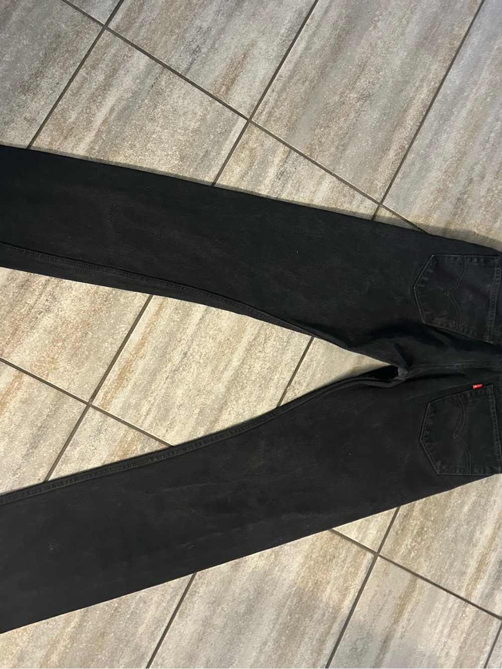 Men’s Levis 505 Regular Fit Straight Leg Black Denim Jeans. Size 34/34 - Picture 15 of 15